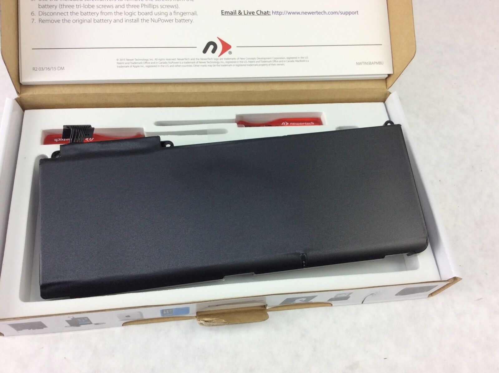 Newertech NuPower Battery 13" Unibody Apple MacBook 6.1 7.1 A1331 Battery 65W