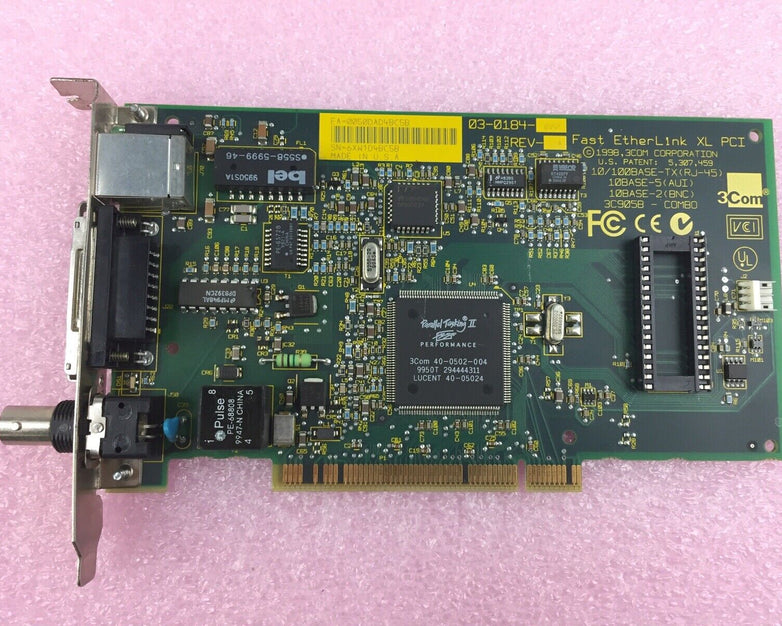 FAST ETHERLINK XL PCI 02-0184-000 REV-03 03-0184-000