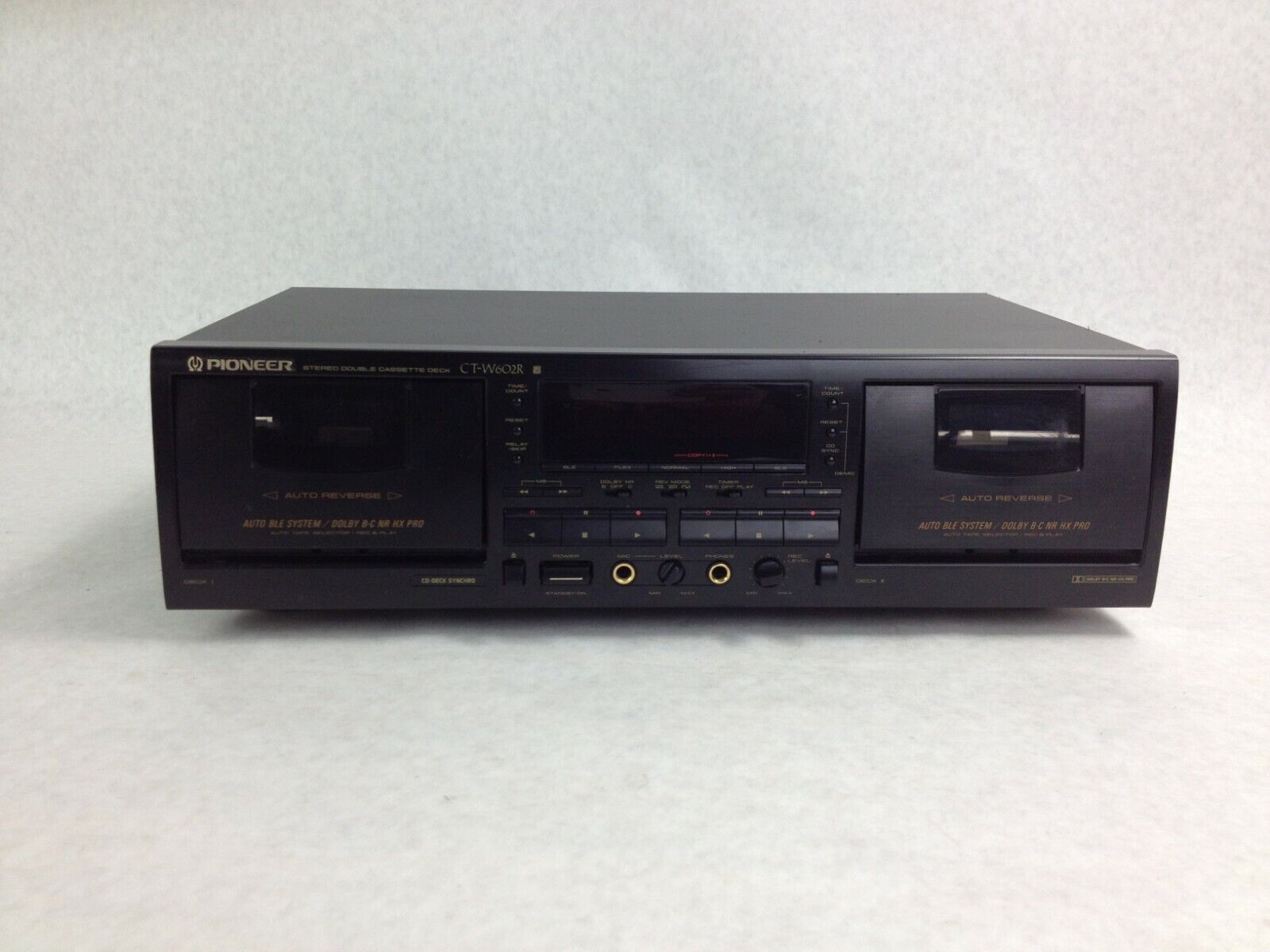 Pioneer CT-W602R Stereo Double Cassette Deck