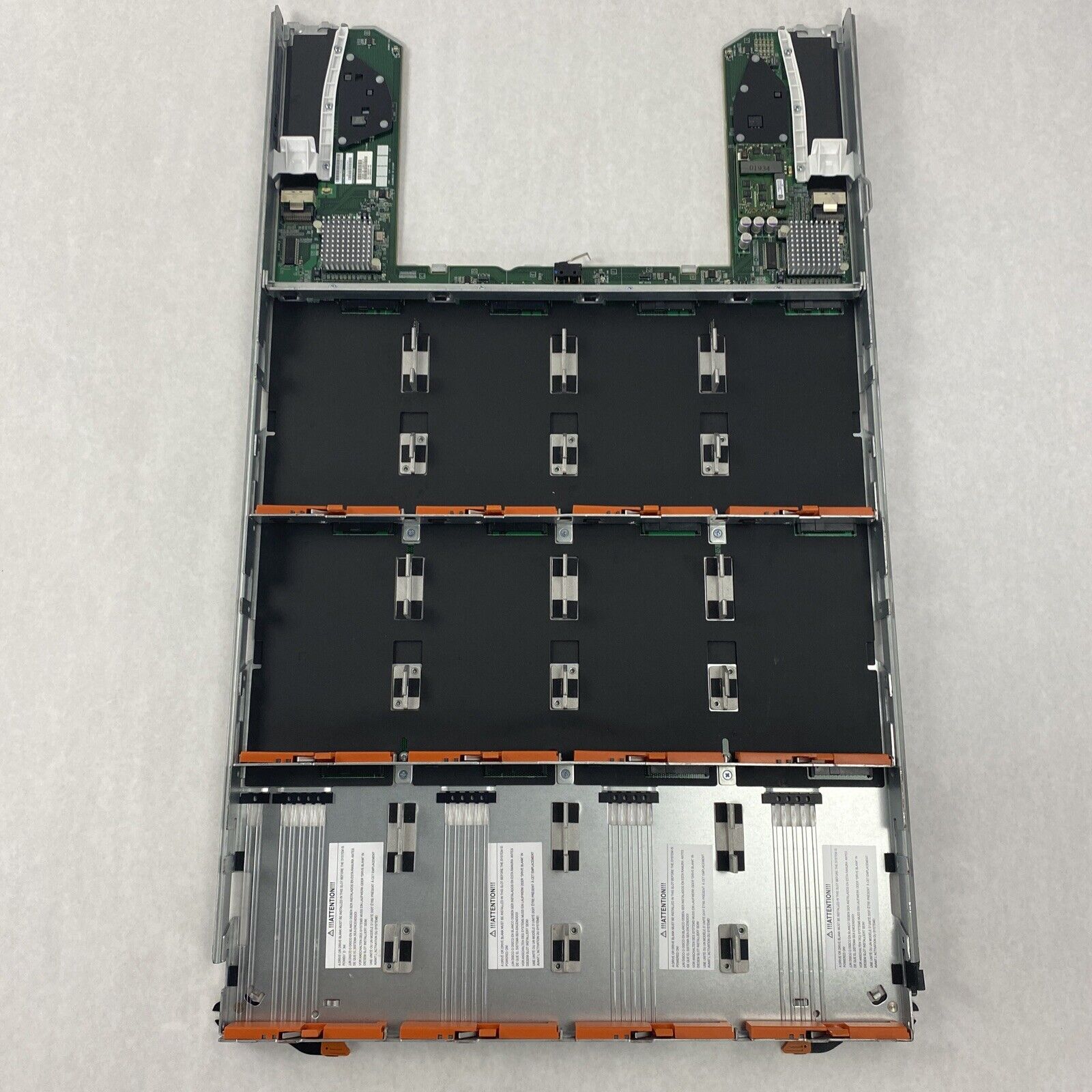 NetApp X-48566-00-R6 12-Slot Drive Shelf Drawer w/ QBXW033A0B Integrated Circuit