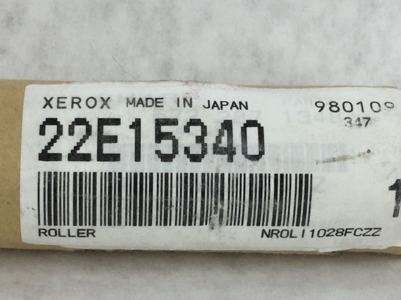 Vintage Genuine Xerox  22E15340 Roller