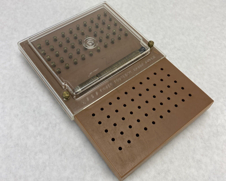 Vintage USES Finger Dexterity Board Clear Cover