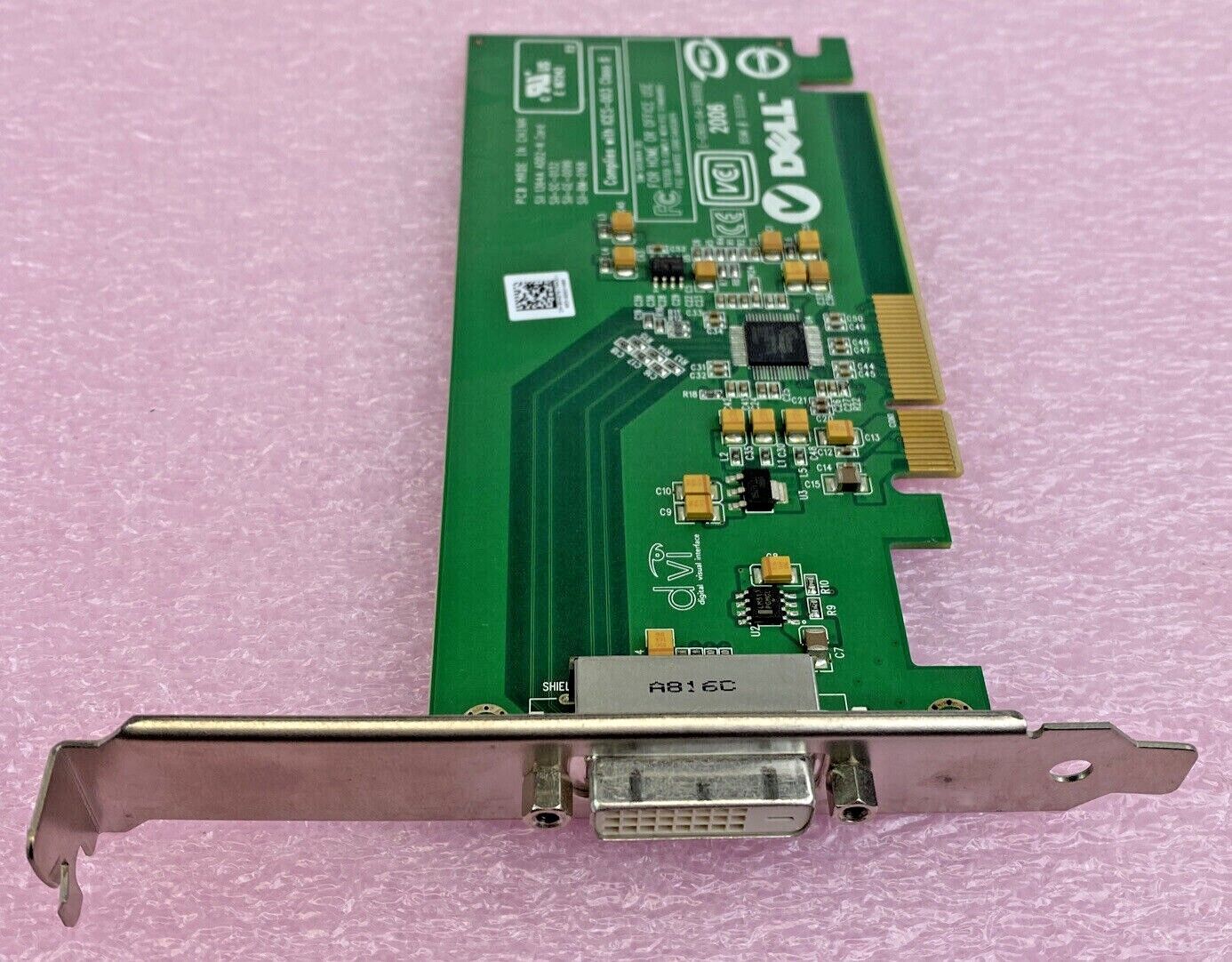 Lot of 5 Dell 0FH86 KH276 0KH276 Sil 1364A ADD2-N PCIe DVI-D full height GPU