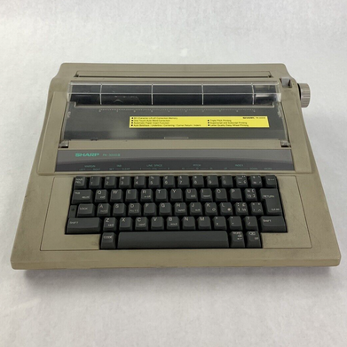 Sharp PA-3000 III Portable Electric Typewriter Intelliwriter