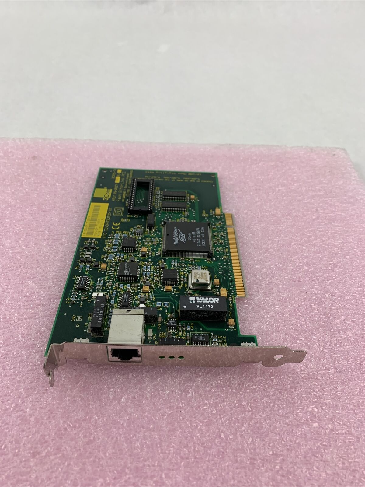 3Com 03-0027-001 REV C DF63C595-TX Fast EtherLink PCI 3C595-TX 10/100 Mbps