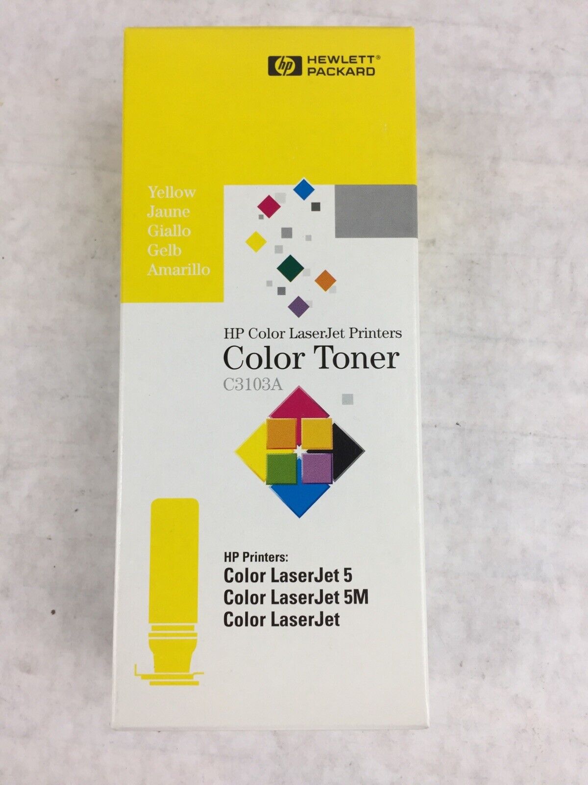 HP Color LaserJet Printers Color Toner C3103A Yellow Color LaserJet 5(M)