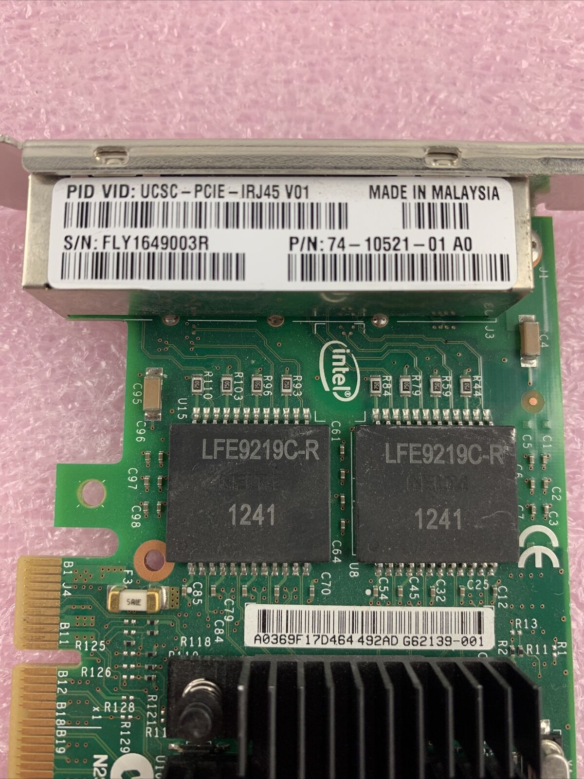 CISCO 74-10521-01 UCS Intel i350 Quad Port 1GB Adapter