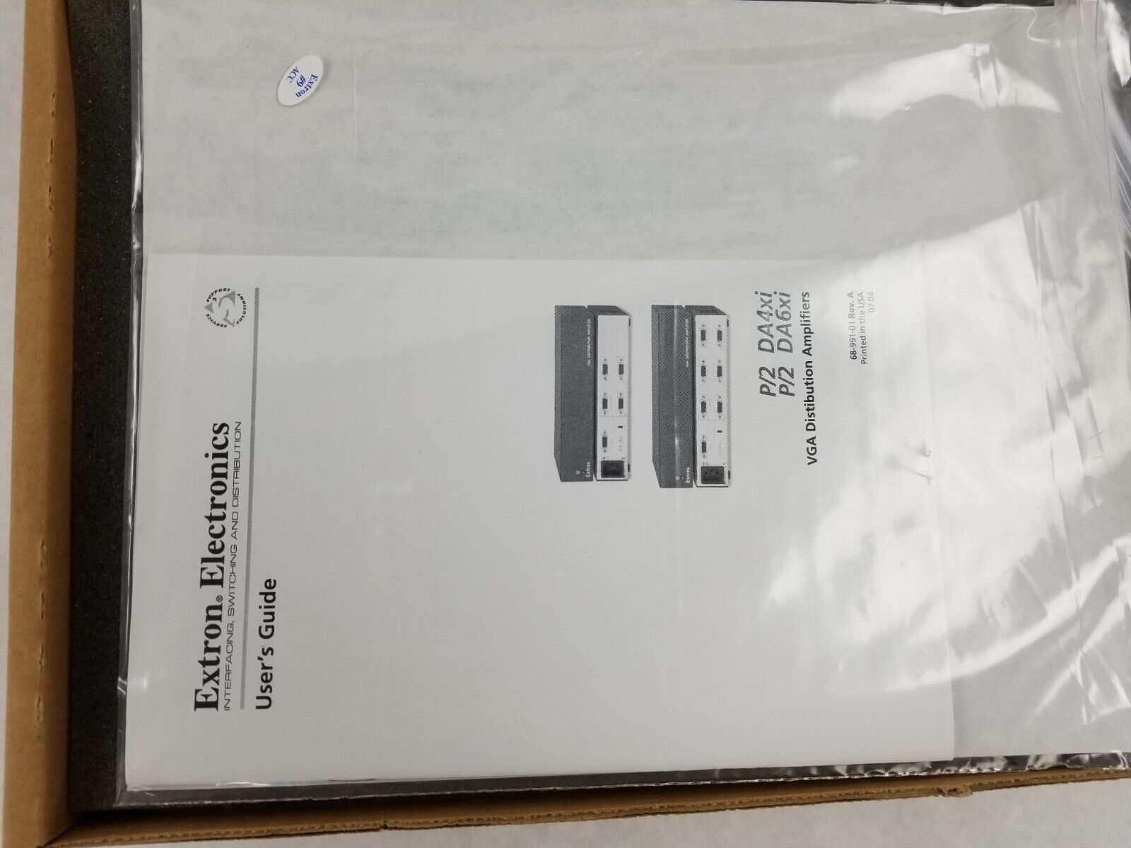 Extron 60-246-03 P/2 DA4xi (6  Deep) Four Output VGA Distribution Amplifier