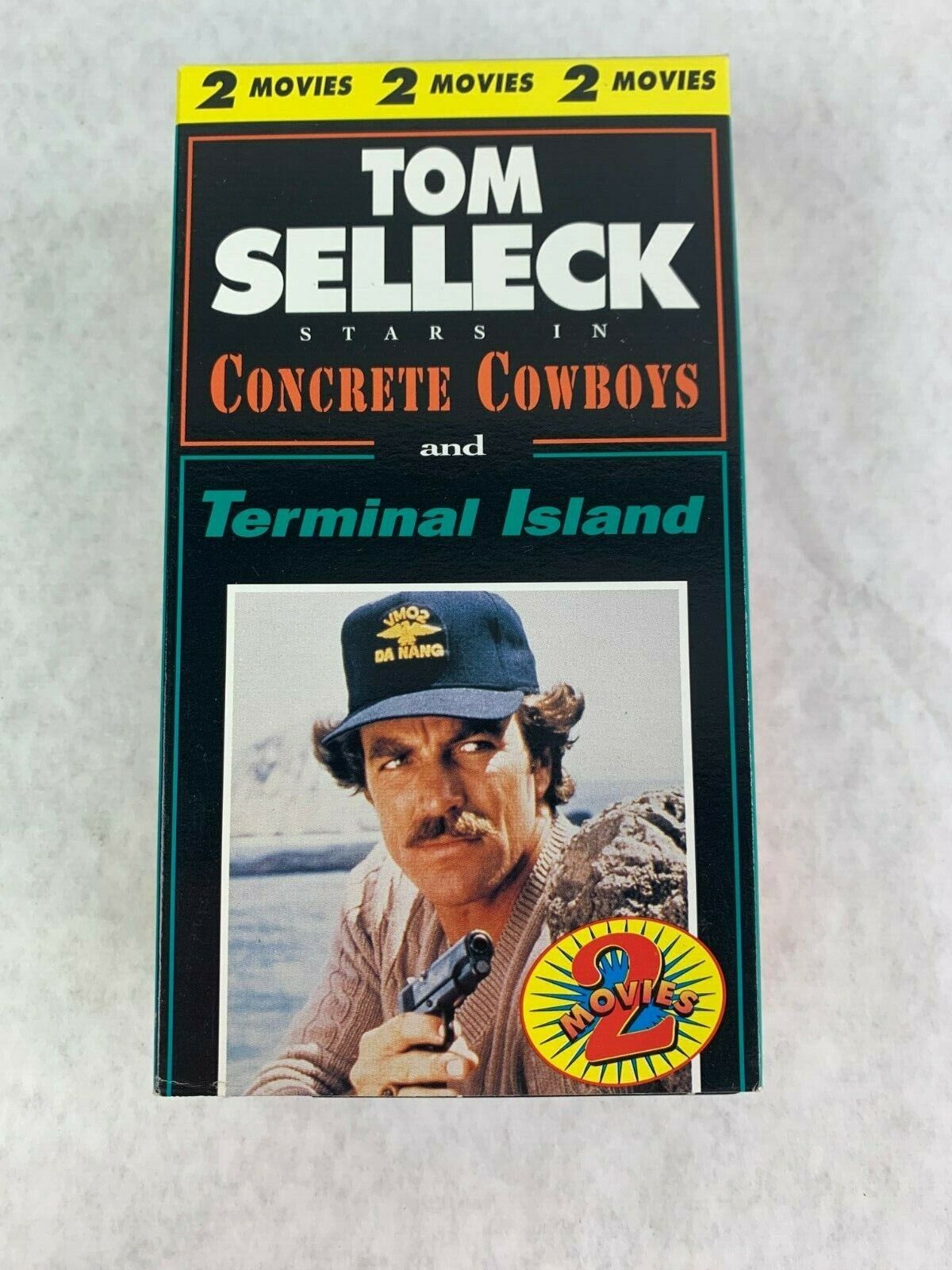 Vintage Classic The Concrete Cowboys and Terminal Island Tom Selleck 2 Movie Set