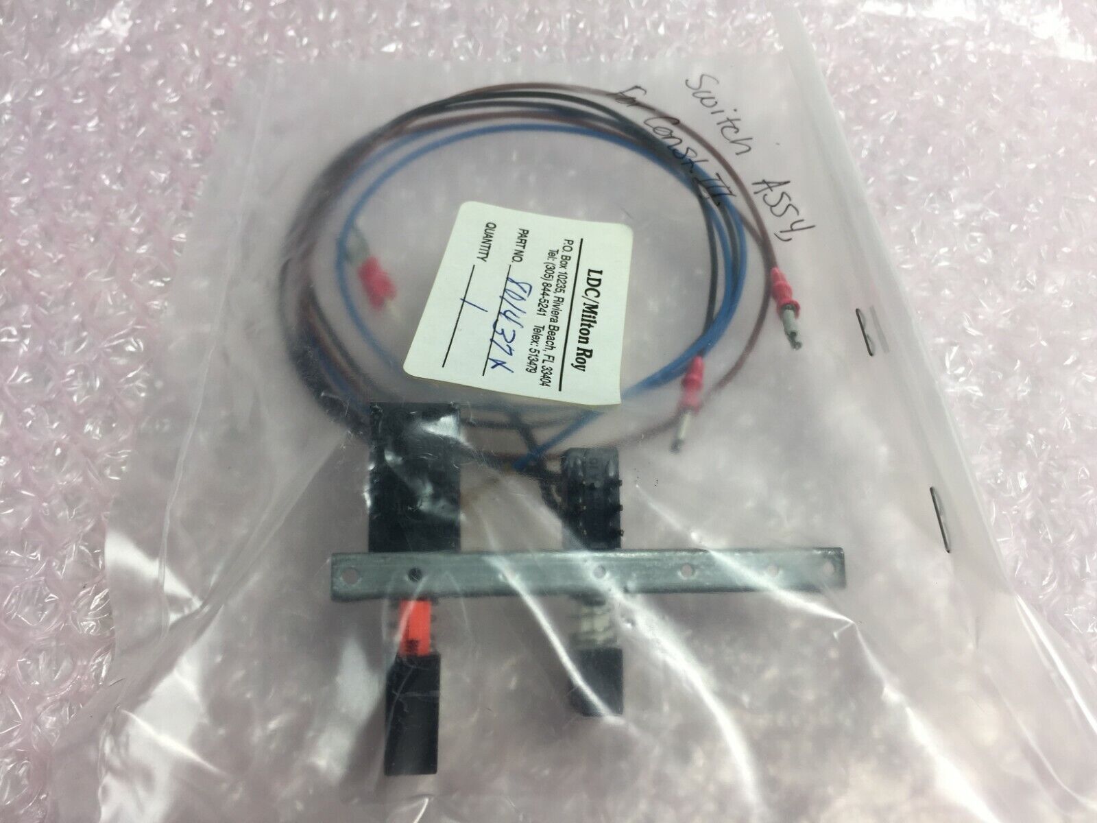 LDC / Milton Roy Part# 801437x Switch Assy for Const III