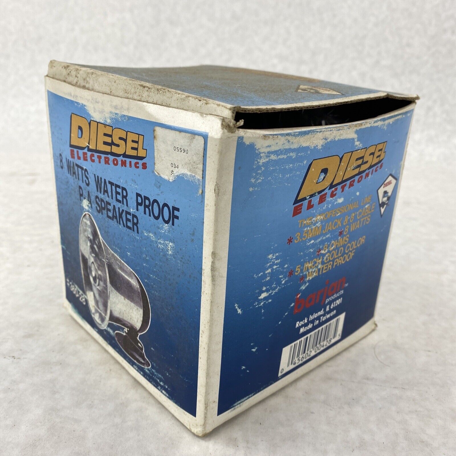Barjan 360-28 Diesel Electronics 8 Watt Waterproof PA Speaker WORKS