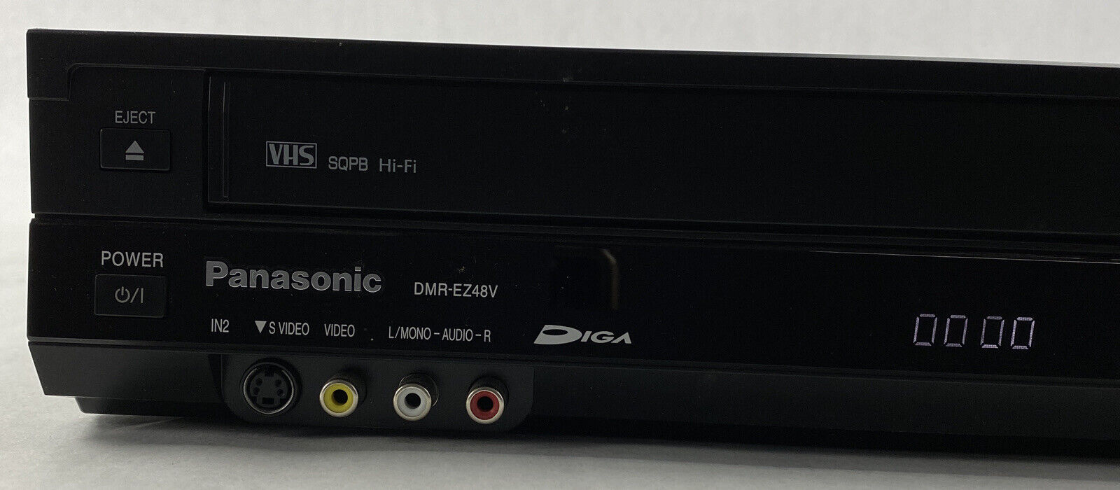 Panasonic DMR-EZ48V VHS VCR Player DVD Recorder UNTESTED