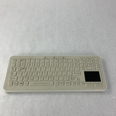 iKey Sk-97-TP Water Resistant USB Industrial Desktop Keyboard White SkinnyBoard