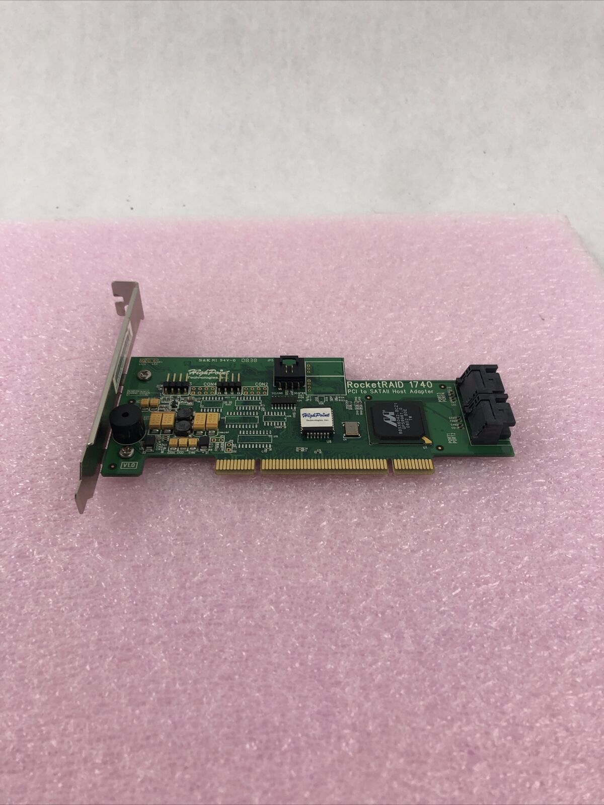 HIGHPOINT RocketRAID 1740 PCI 32-bit 33/66MHz 4x SATA2 RAID