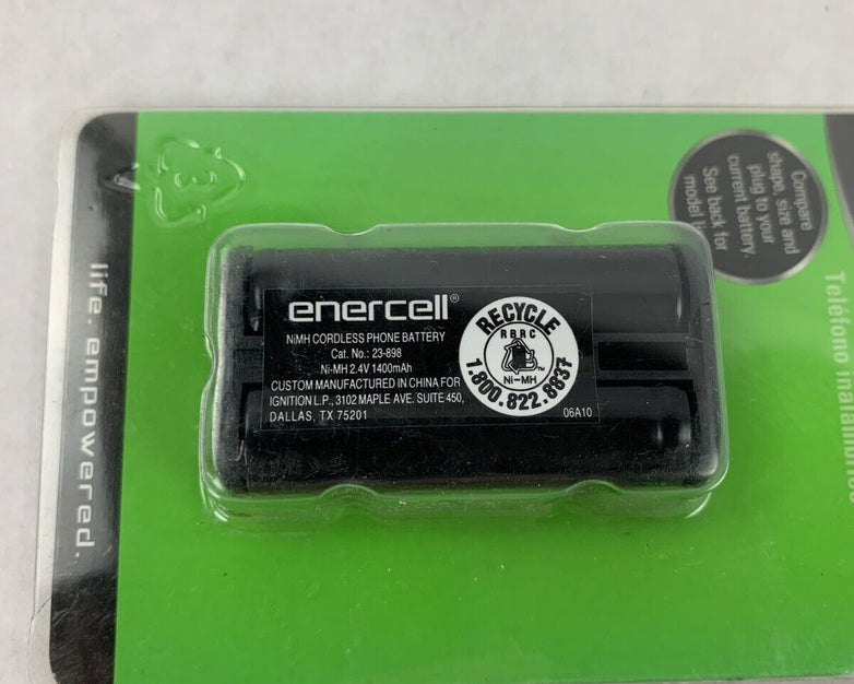 New Enercell Cordless Phone Battery 2.4V 1400 mAh 23-898