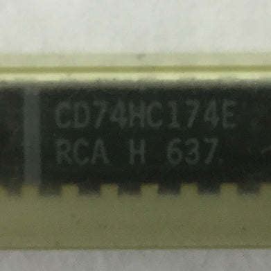 RCA CD74HC174E 16 Pin, NEW (Lot of 4)