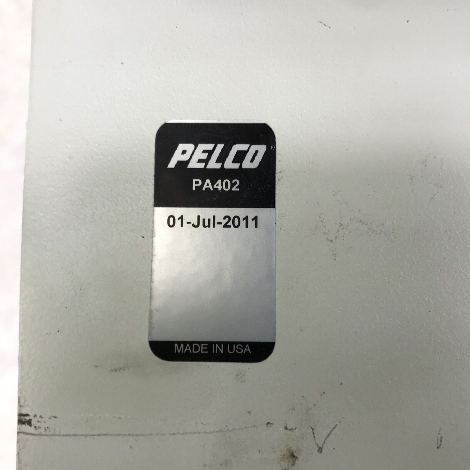 Pelco PA402 Pole Adapter for LWM41 or IWM Mount w/ Power Supply WCSL-4