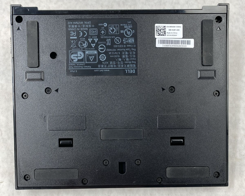 Dell 0VTMC3 E-Port II 0PDXXF K07A Dock DVI DP VGA eSATA USB + AC Power Adapter