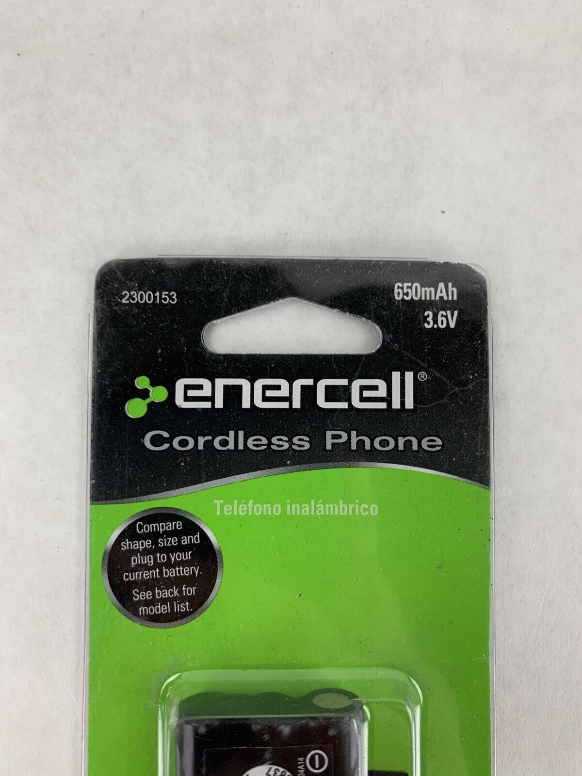 New Enercell Cordless Phone Battery 650mAh 3.6V 2300153