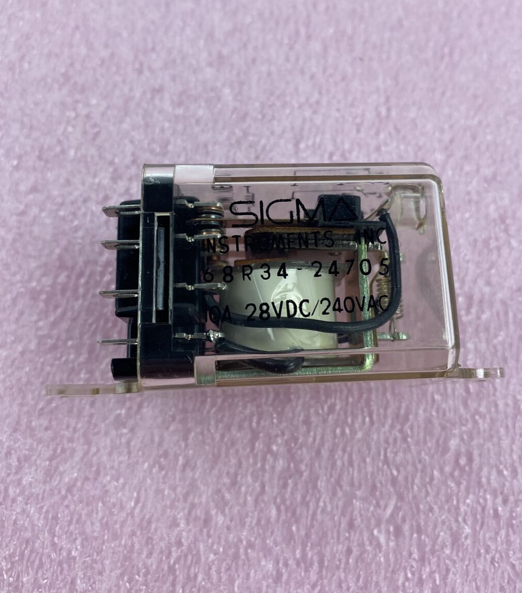 SIGMA Instruments Relay 68R34-24705 10A 28VDC/240 VAC