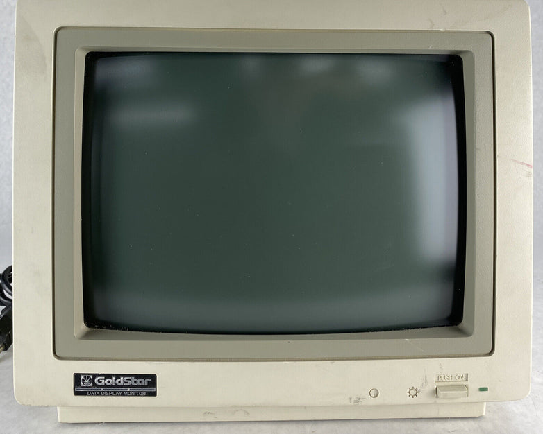 Goldstar MBM-2105G Vintage Monitor for Apple II Atari C64