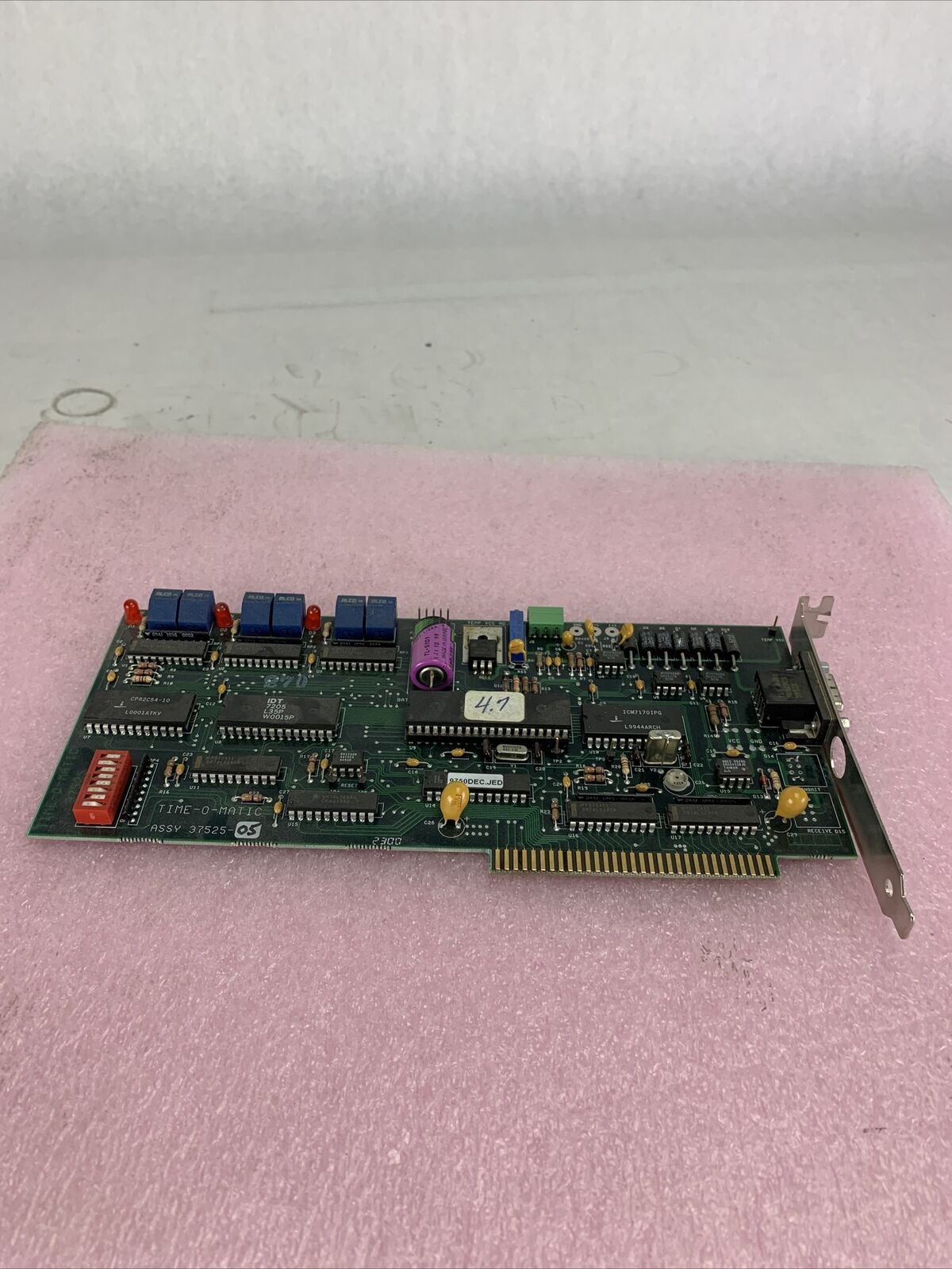 TIME-O-MATIC 37525-04 PCB BOARD Missinig antenna Tested