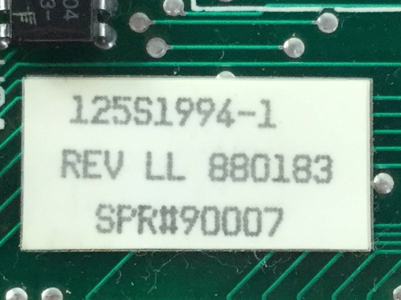 TAYLOR MOD SYSTEMS  125S1994-1  Rev LL  Circuit Board