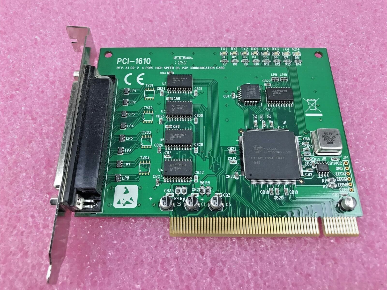Advantech PCI-1610 High Speed PCI Card RS232 Adapter Board