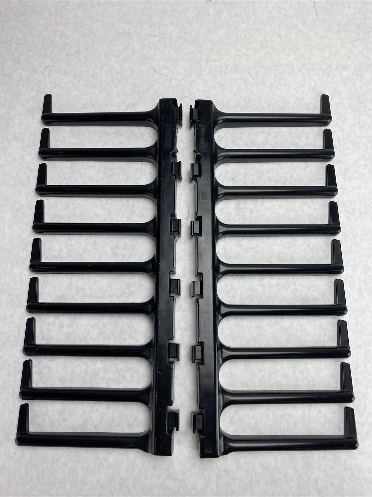 Panduit CNBRFK Plastic Black Cable Management Finger Kit Left + Right