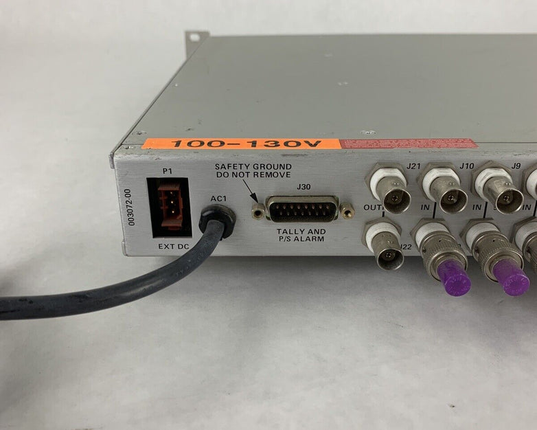 Grass Valley Group Ten-X-L 10x1 Router Switch Controller Unit w/ 066850-236 Card