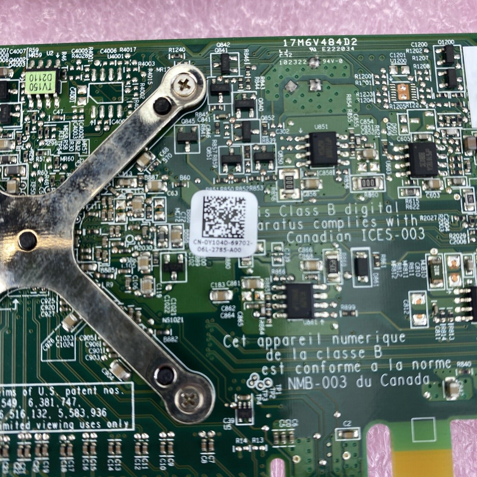 Lot of 2 ATI 0Y104D Radeon HD 3450 256MB DDR2 PCIe DMS-59 S-Video Low Profile