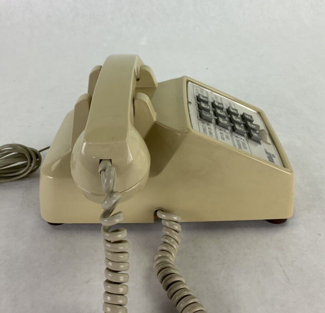 Vintage Rolm CBX Phone Push Button Phone Cream Parts and Repair