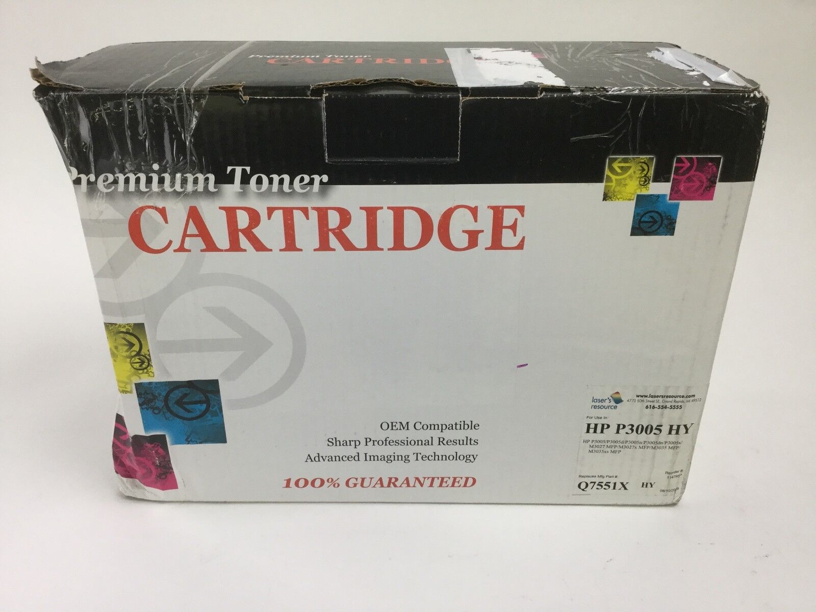 Premium Toner Cartridge for HP Q7551X, NEW Factory Sealed