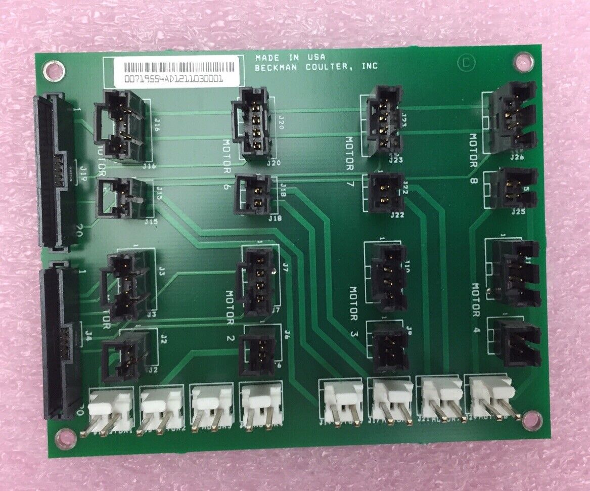 Beckman Coulter 719555 - Motor Break Out Board  - Rev. AA - Replacement Part