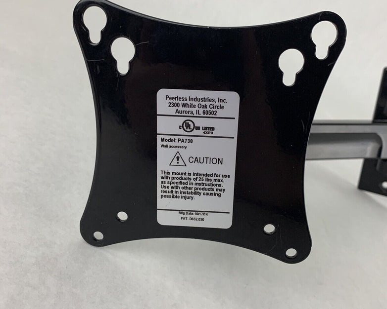 Peerless PA730 Full Motion TV Wall Mount For 10"-29" TVs