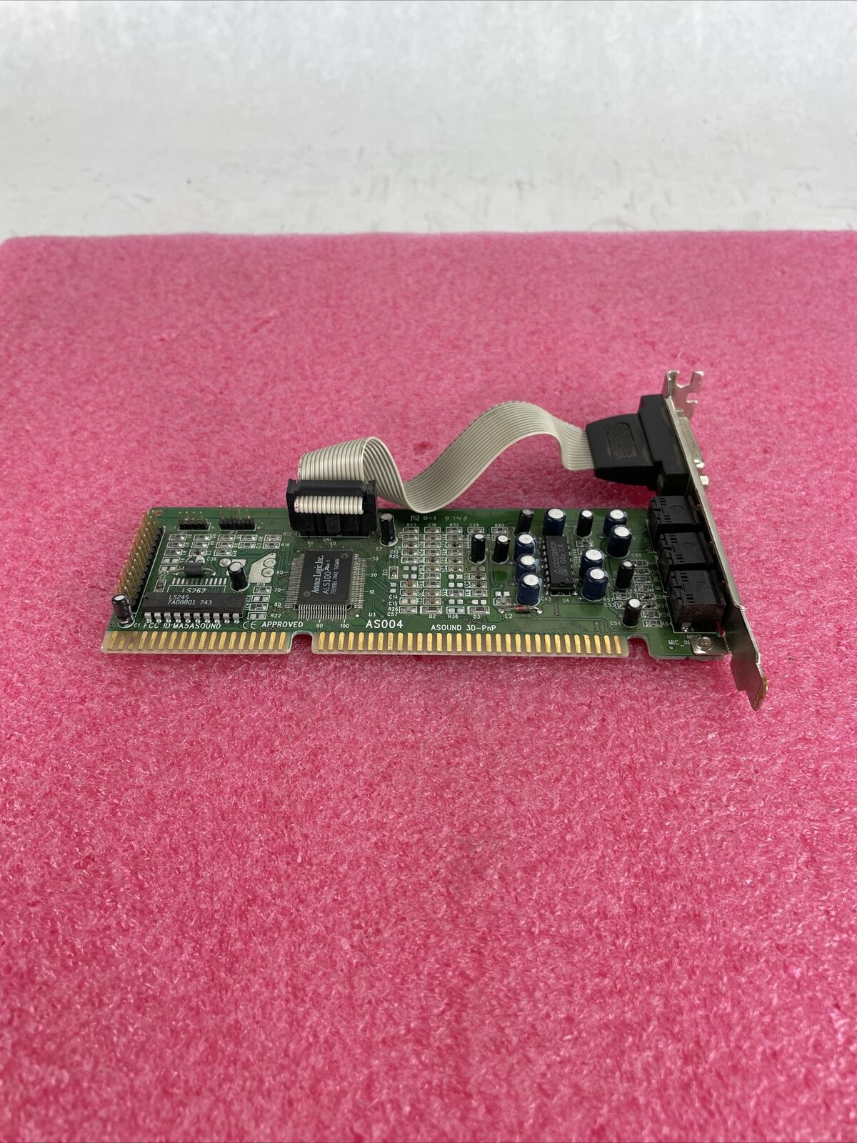 ASOUND 3D-PNP ISA Sound Card Avance Logic ALS100+