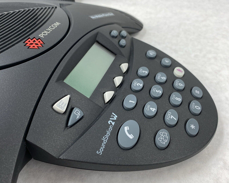 Lot of 2 Polycom SoundStation 2201-67880-160 2W 1.9GHz Speaker Conference Phone
