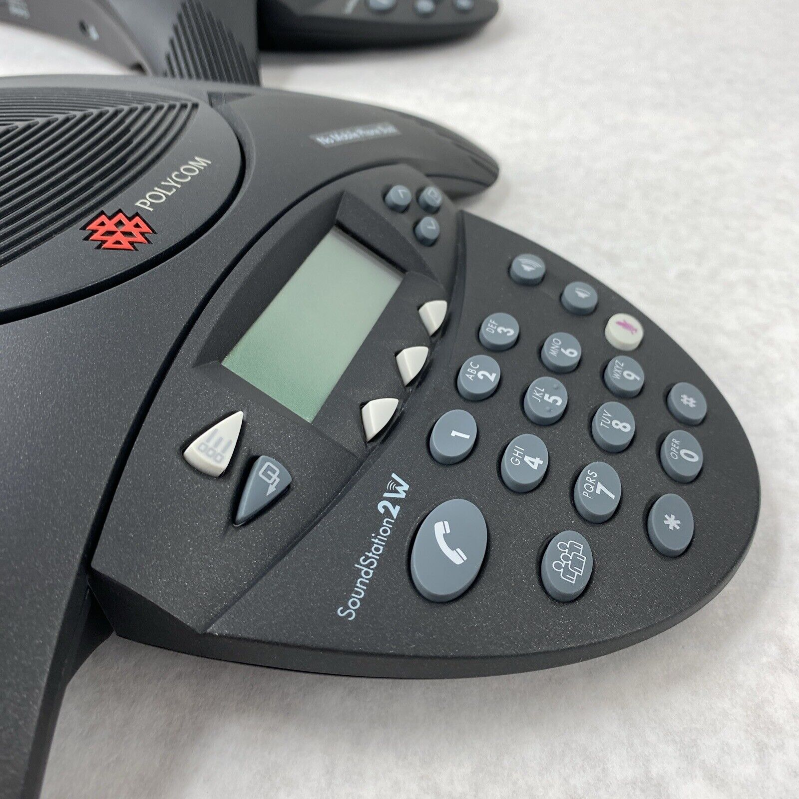 Lot of 2 Polycom SoundStation 2201-67880-160 2W 1.9GHz Speaker Conference Phone