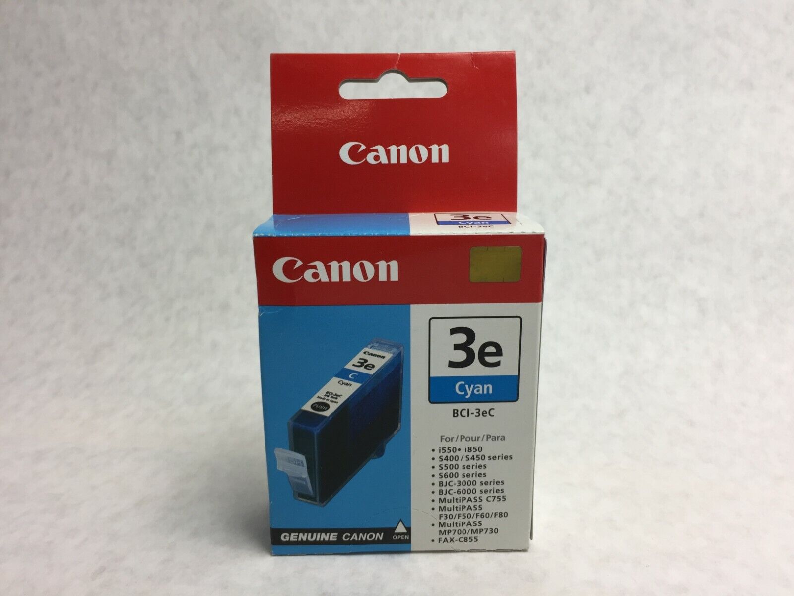 Genuine Canon Cyan 3e BCI-3eC Ink Cartridge