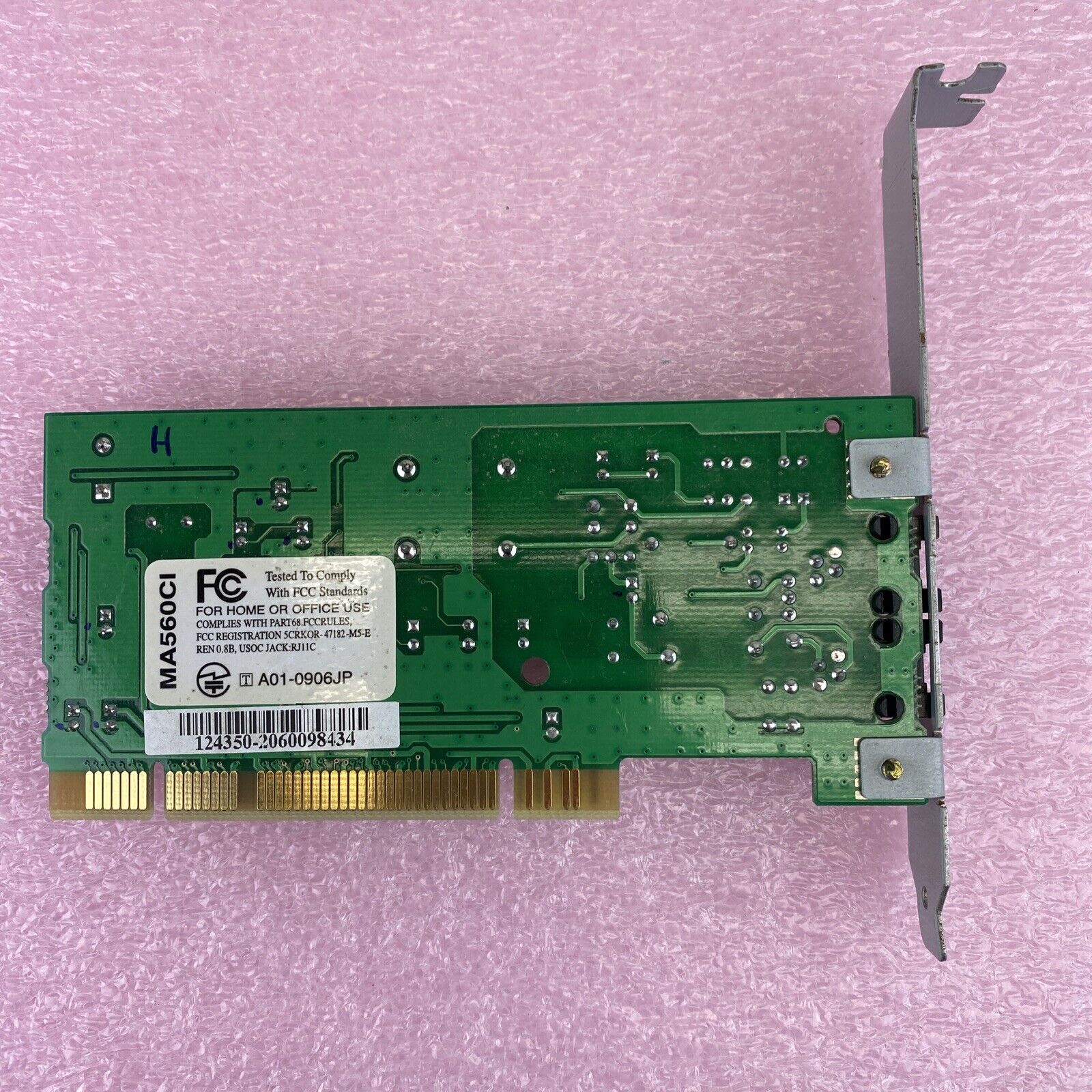 Lot of 2 Macsystem, Inc. MA560CI Conexant 56K fax modem PCI cards
