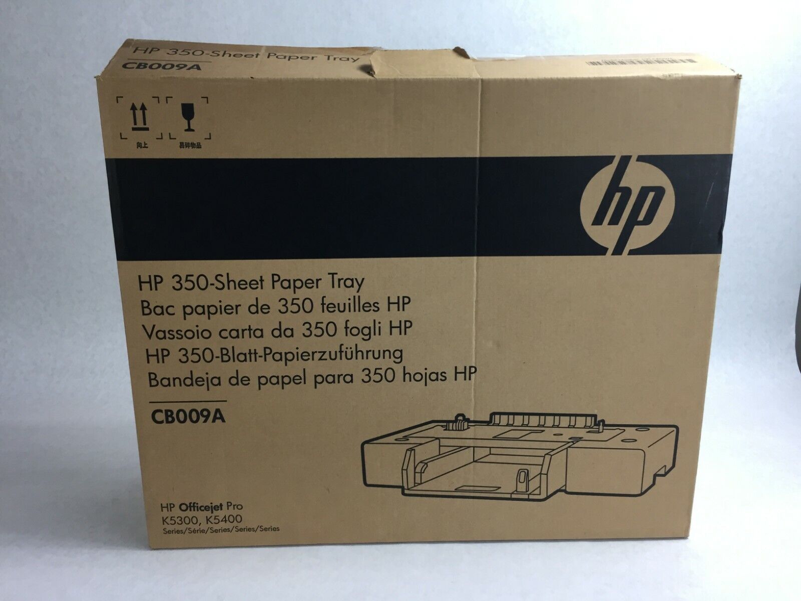 HP Officejet Pro K5300 K5400  350 Sheet Paper Tray  CB009A   NIB