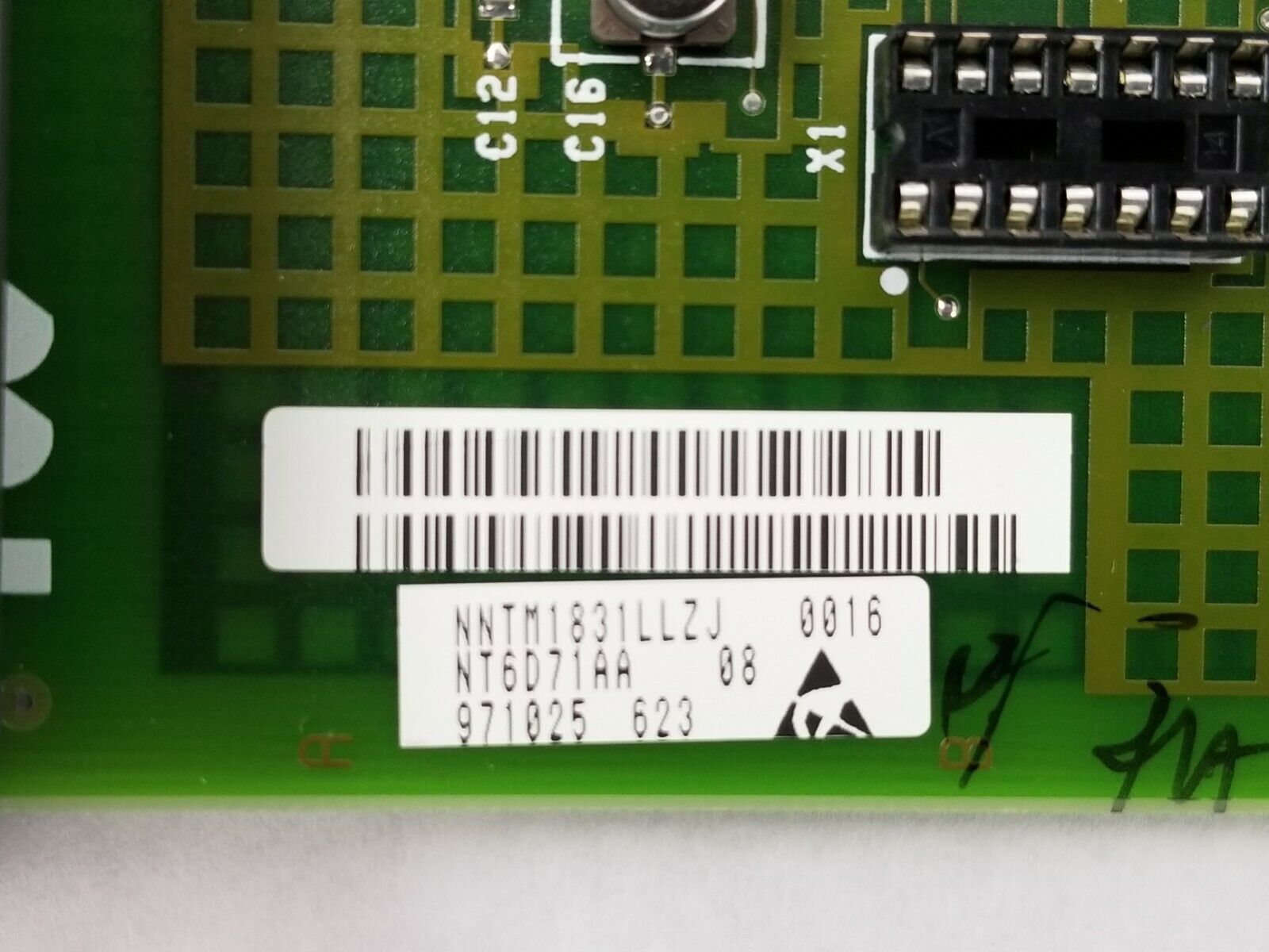 Nortel NT6D71AA U Interface Line Circuit Card