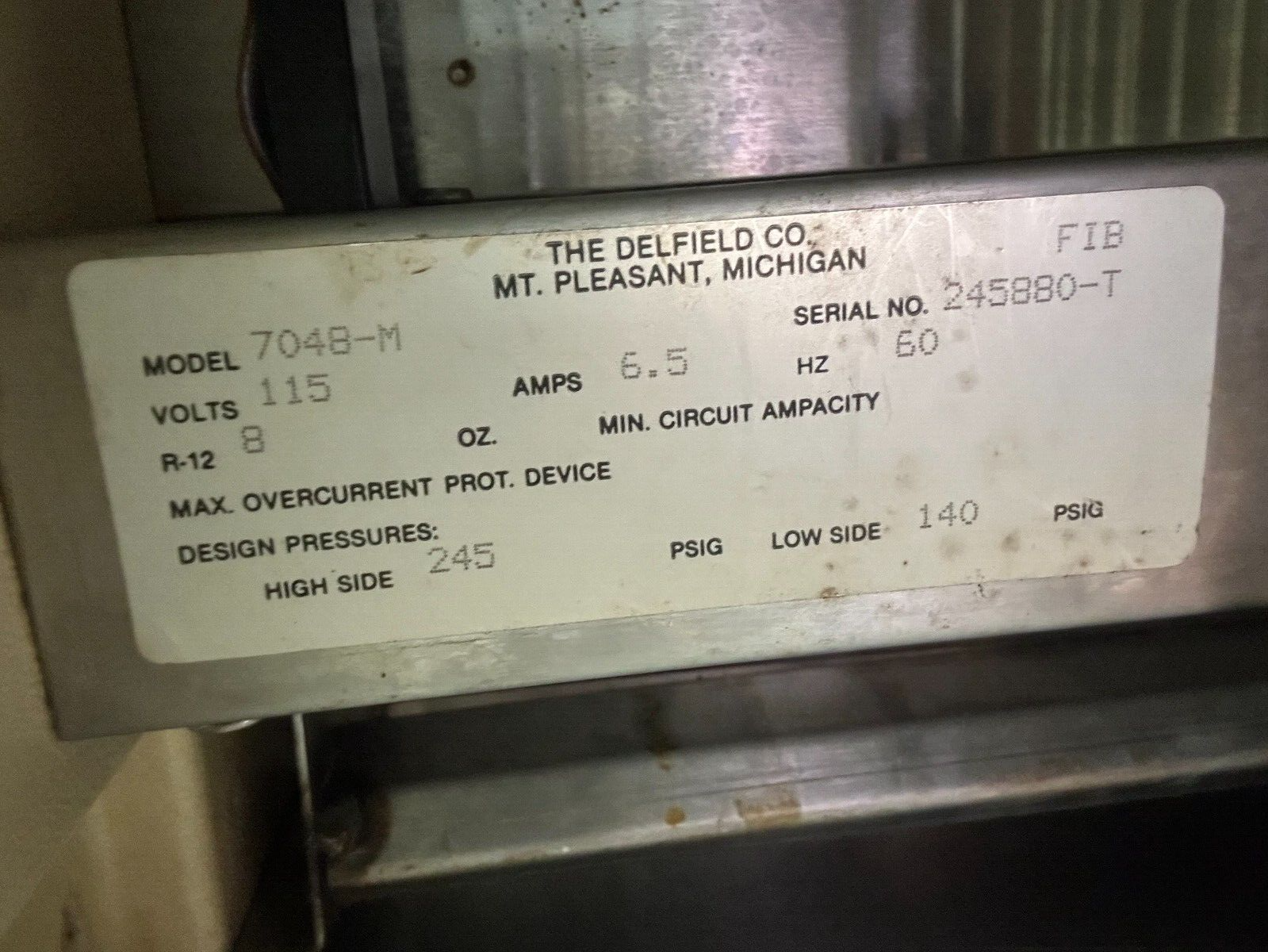 Delfield 7048-M Refrigerator Cooler Display Case Merchandiser