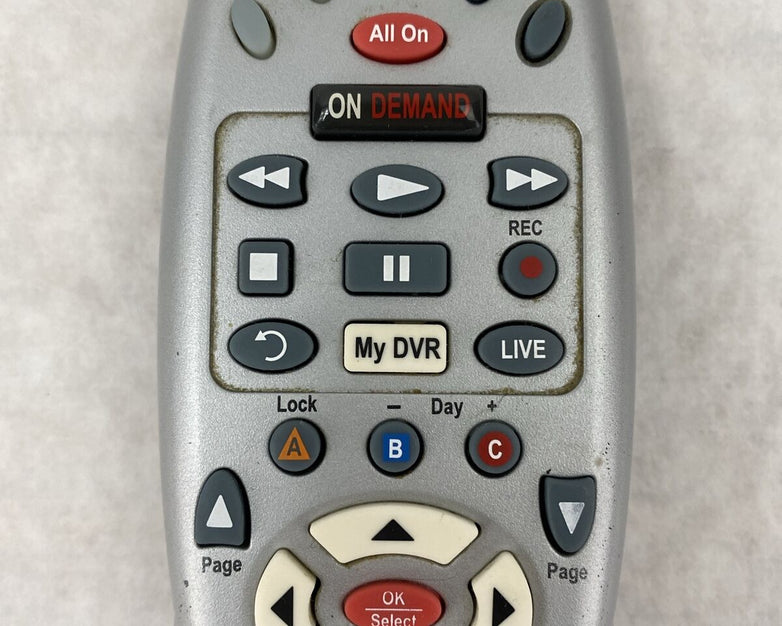 Comcast RC1475505/02MB Xfinity Custom DVR 3 Device Remote Control Model Silver