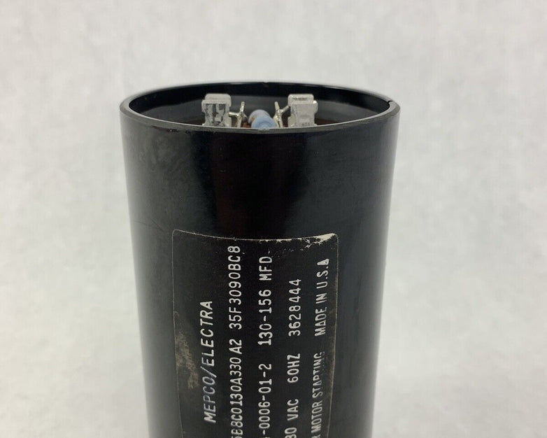 Mepco Electra Capacitor  35F3090BC8 130-156MFD 330VAC 014-0006-01-2