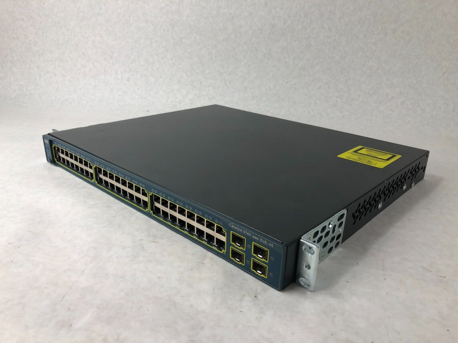 Cisco Catalyst WS-C3560-48PS-S 48-Port PoE Managed Ethernet Network Switch