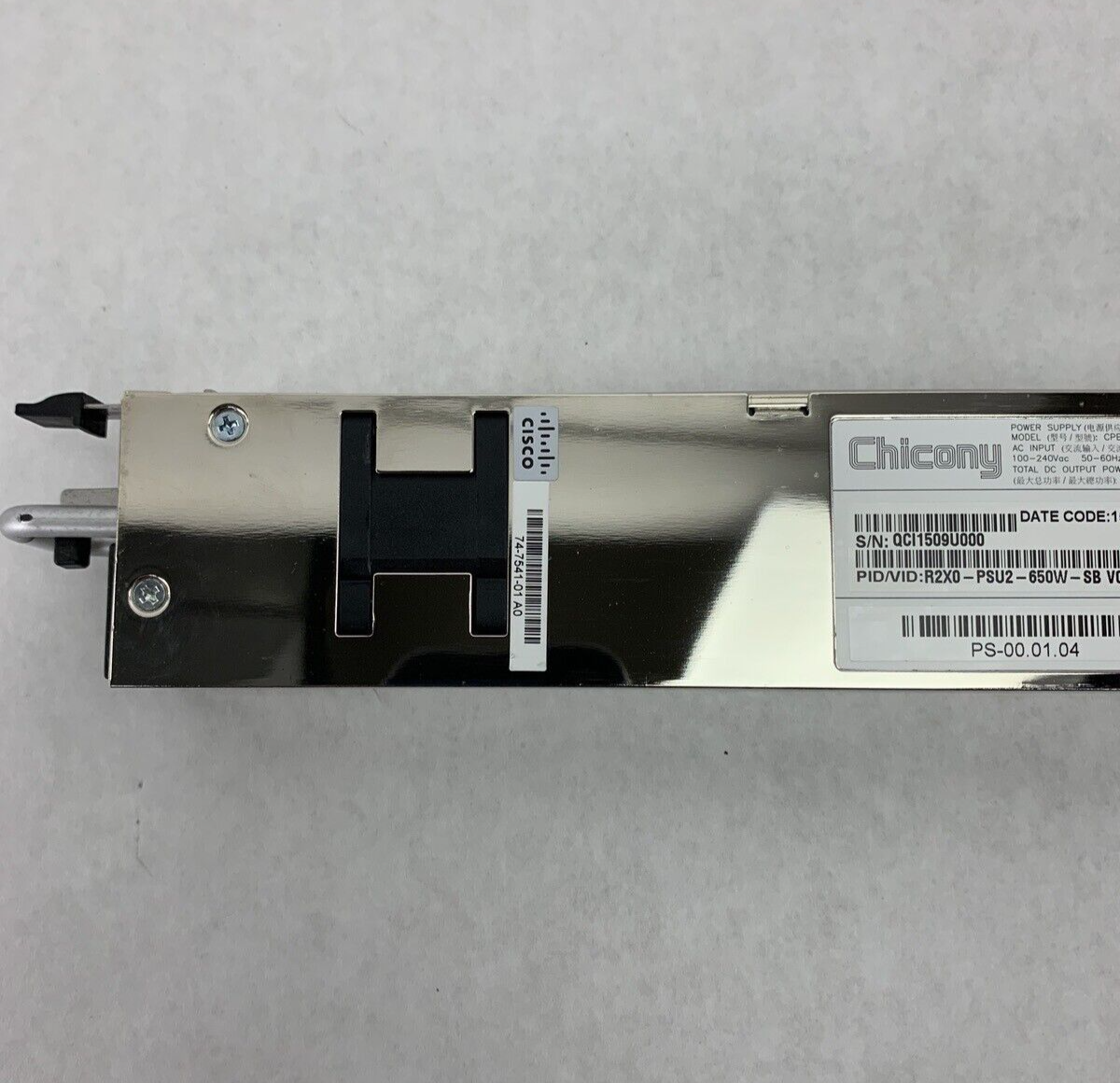 Chiicony CPB09-031A 650W 80PLUS GOLD Power Supply For Cisco UCS C200 M2 Tested