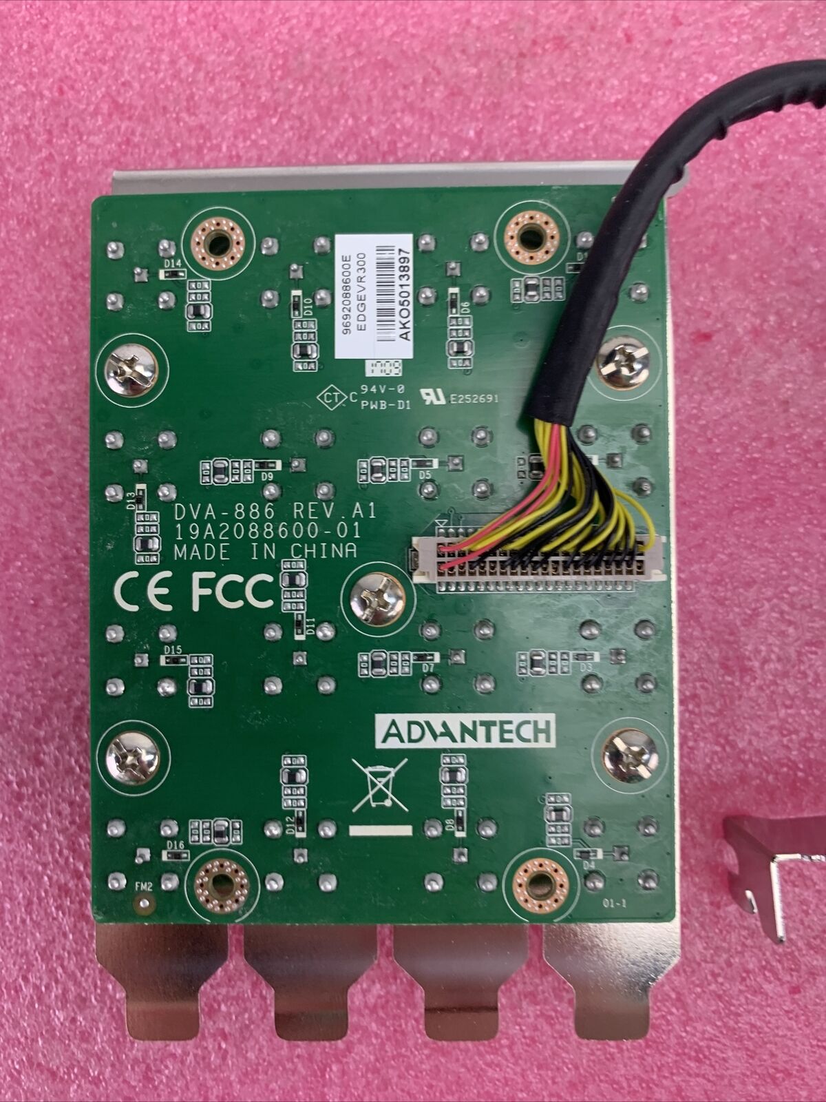 STRETCH VRC7016LX 16 Channel PCIe DVR Card w/ADVANTECH DVA-886 REV. A1