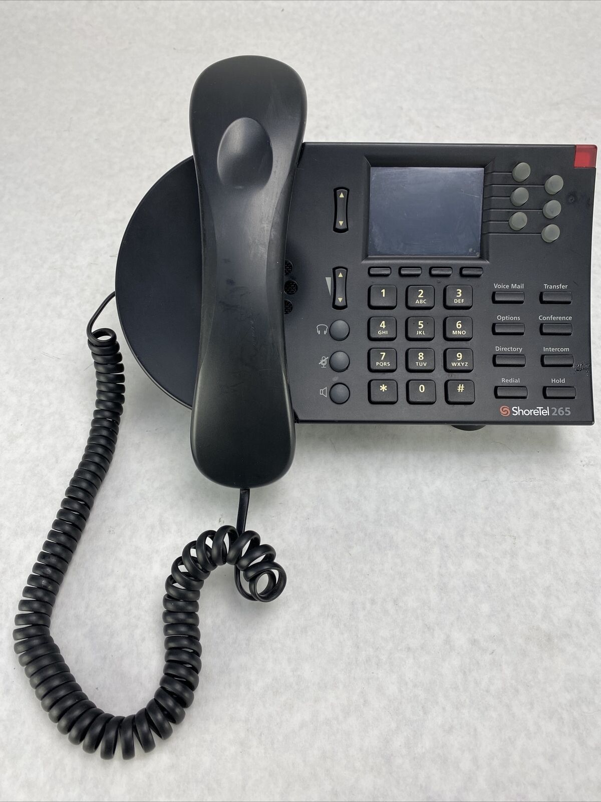 ShoreTel IP 265 Shorephone S36 VoIP Phone 6 Line Display w/ Stand + Handset