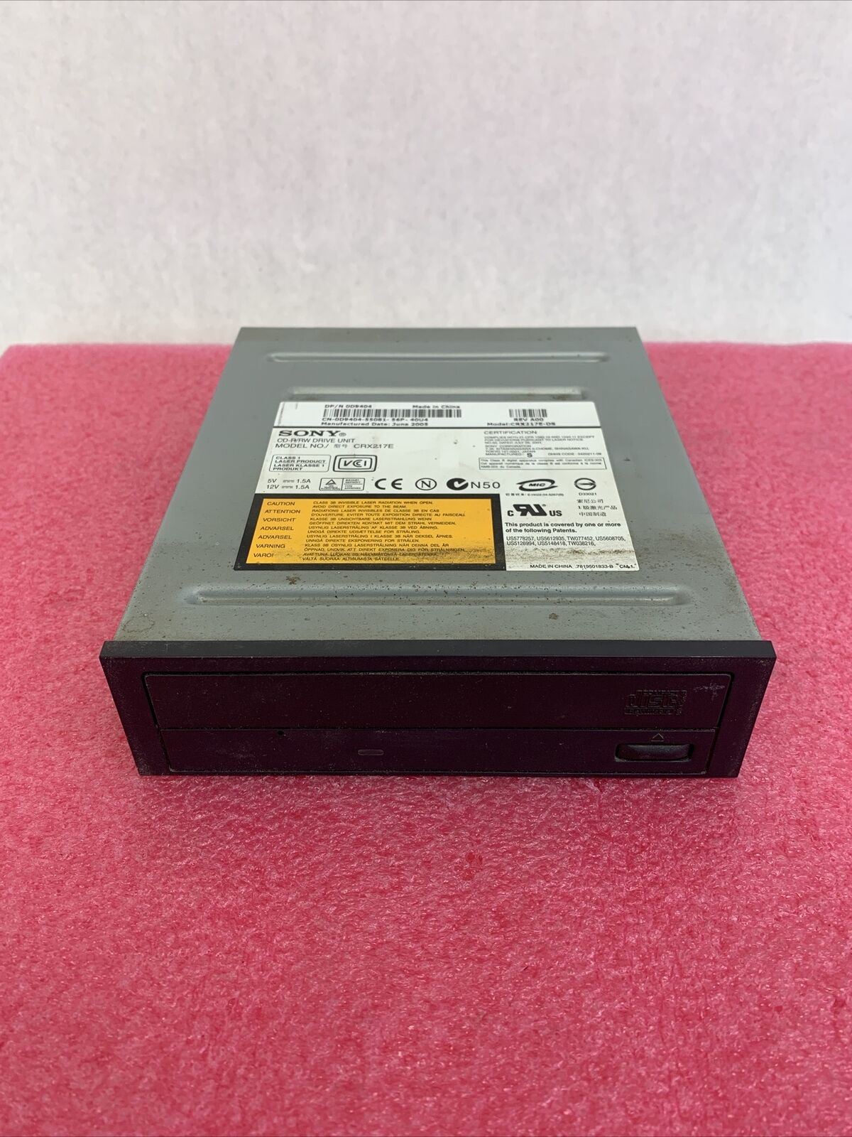 Sony CRX217E-DS CD-R/RW Drive Unit IDE
